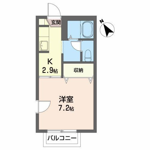 オーロハウス Ｃの間取り