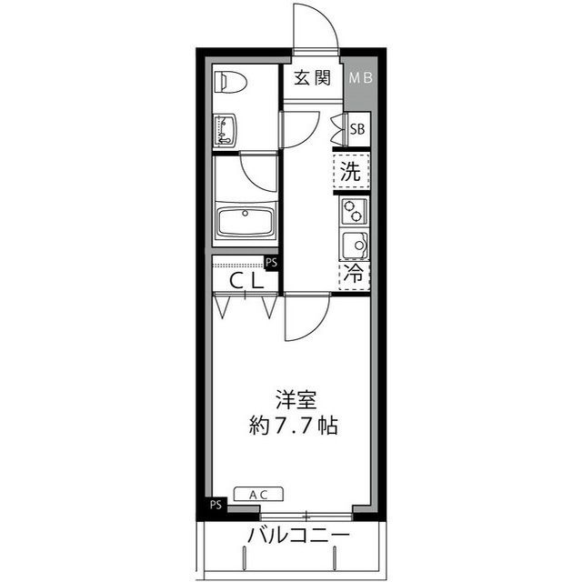 LOC'S IKUTAの間取り
