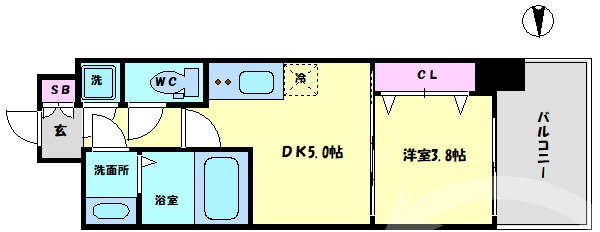 セレニテ京橋クレアの間取り|セレニテ京橋クレア　間取り