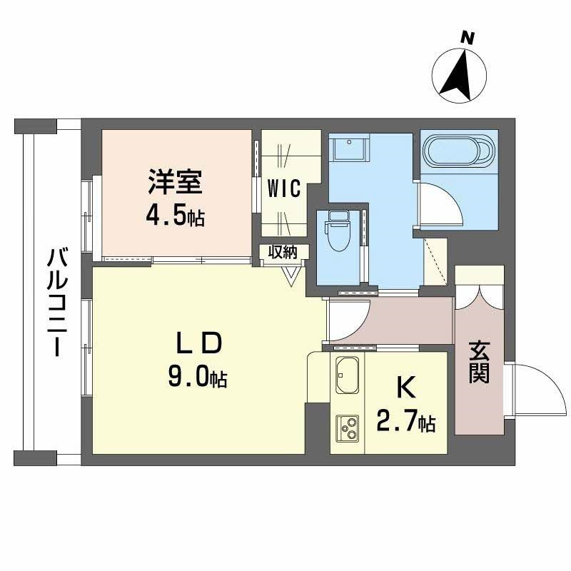 フォルビート八橋の間取り