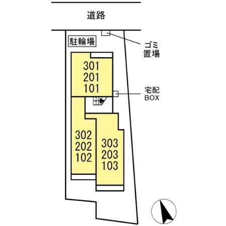 グレイスの区画図