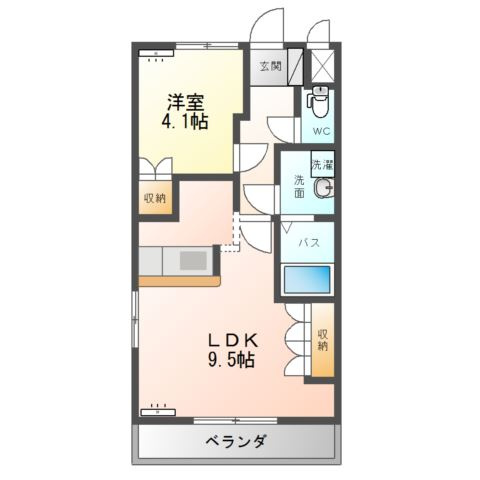 メゾンアイリスの間取り