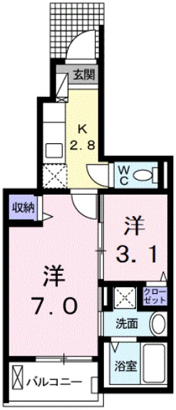 エスポワール1の間取り