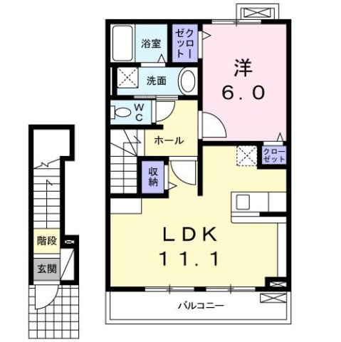 リーフムーンの間取り