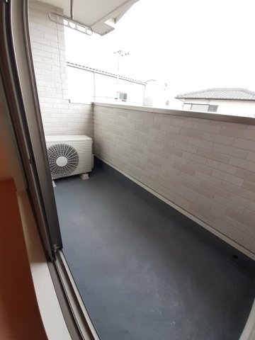 メロータウンＡのバルコニー|バルコニー付きです
