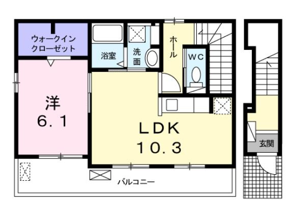 セイザン天六の間取り