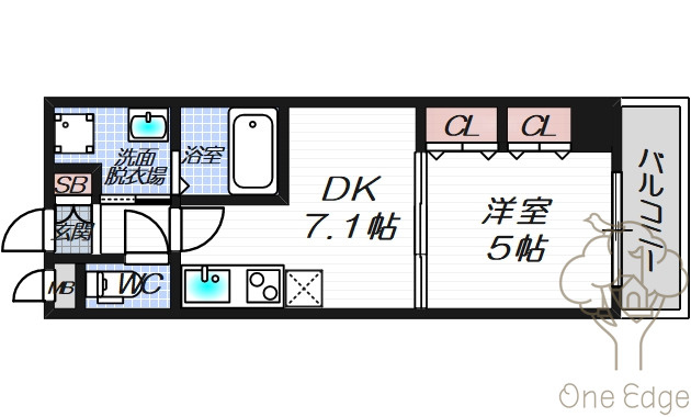 SKレジデンス天神西町の間取り