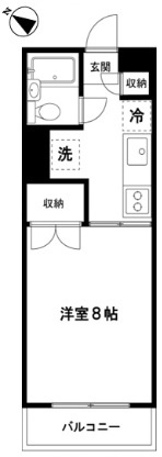 【間取り】 | スカイパレス堀之内