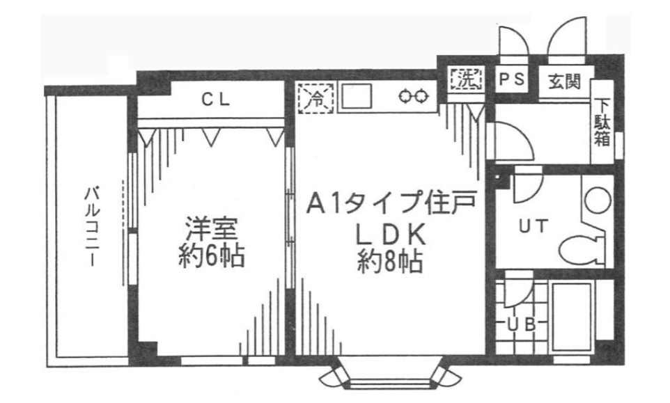 アルファイーストの間取り