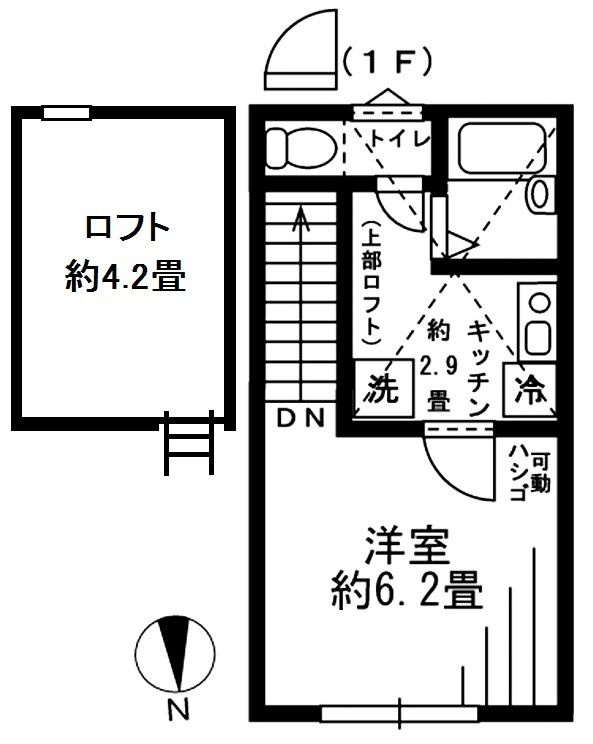 CASA北赤羽の間取り