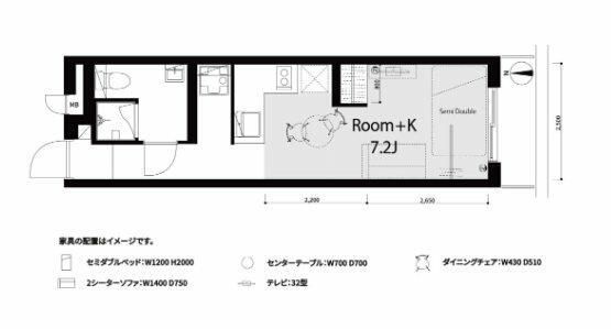 パーソネージュ西大島の間取り