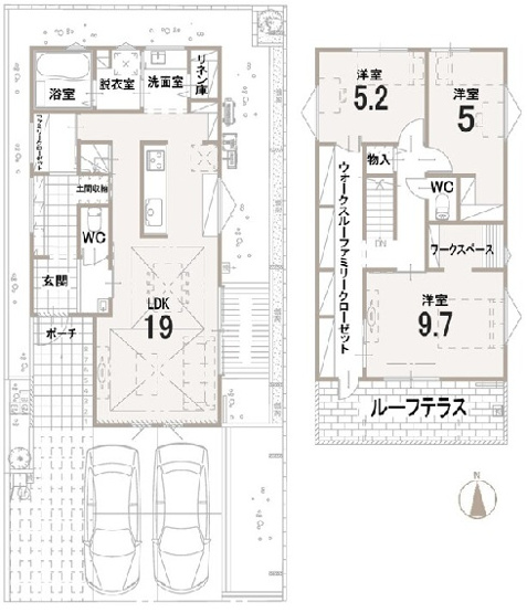 【間取り】 | K41376-2号地金閣