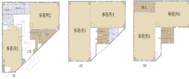 【間取り】 | 木戸西町2丁目1棟テナント