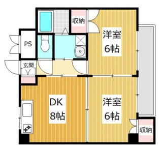 【間取り】 | クレッセント堀の内  | 間取りです。