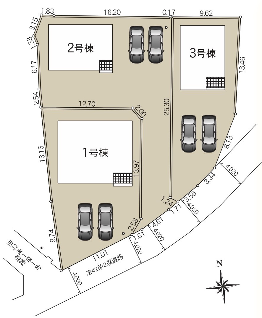 東御市滋野第１の区画図|新規販売開始しました！自己資金０円で住宅購入可能です♪ローン相談お任せください！！お問合せは＜Tel 026-477-7419＞まで♪