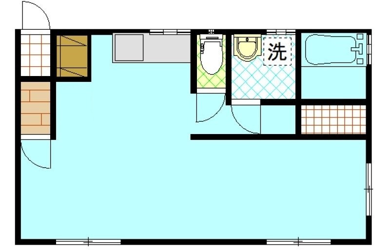 フローリッシュⅡAの間取り
