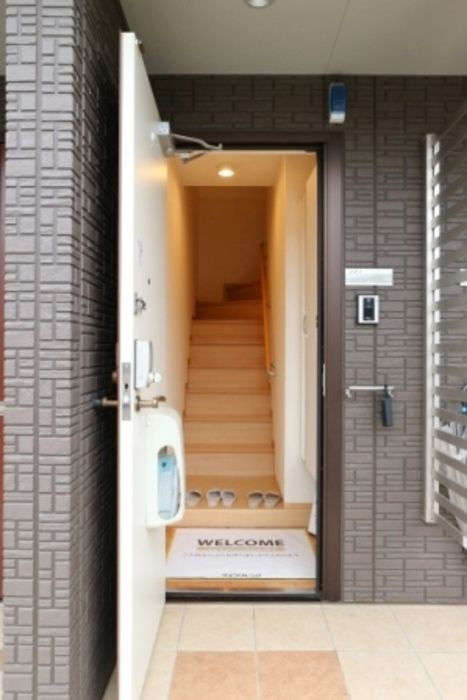 クレールフラッツ天王台の玄関