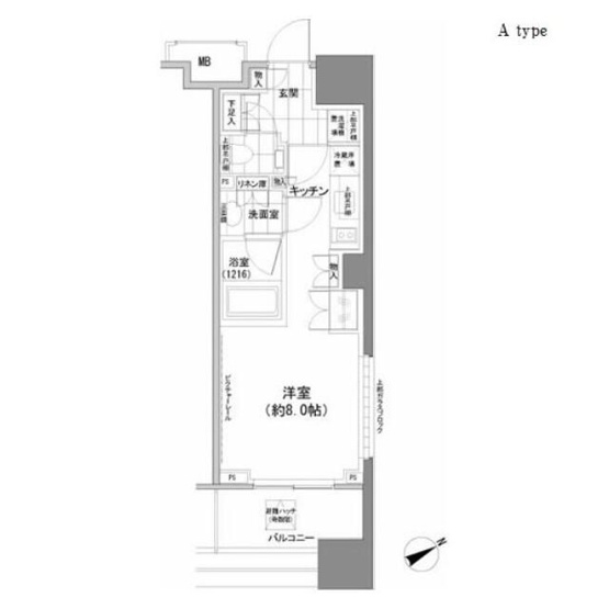 【間取り】 | パークハビオ西新宿