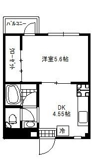 ハイツ宇田川の間取り|間取りです。