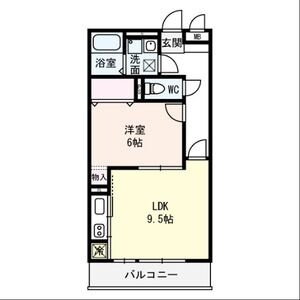 【間取り】 | セジュールユタカ | お部屋の間取りです