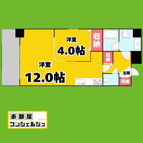 ＬＡＵＬＥＡ　ＨＥＩＡＮの間取り