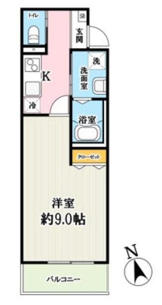 （仮称）キャメル梅島2Bの間取り