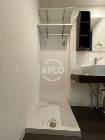 グランプラス谷町の洗面所|グランプラス谷町　洗濯機置き場