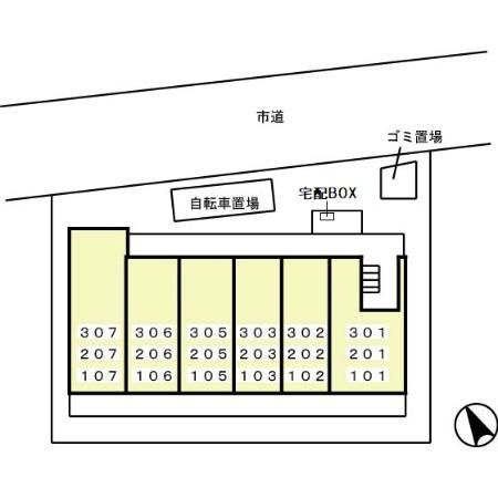 アーバングレースの区画図