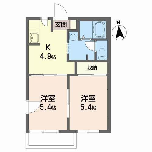 ディアス高松の間取り