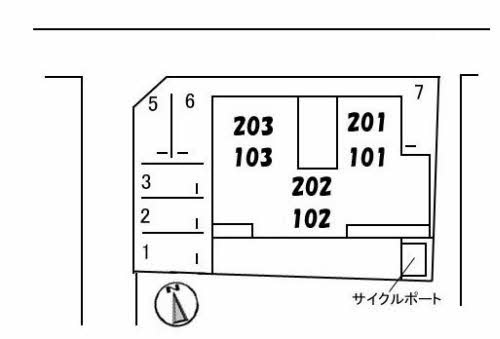 カーサ・エストレヤの駐車場