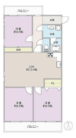 堀越ハウスの間取り