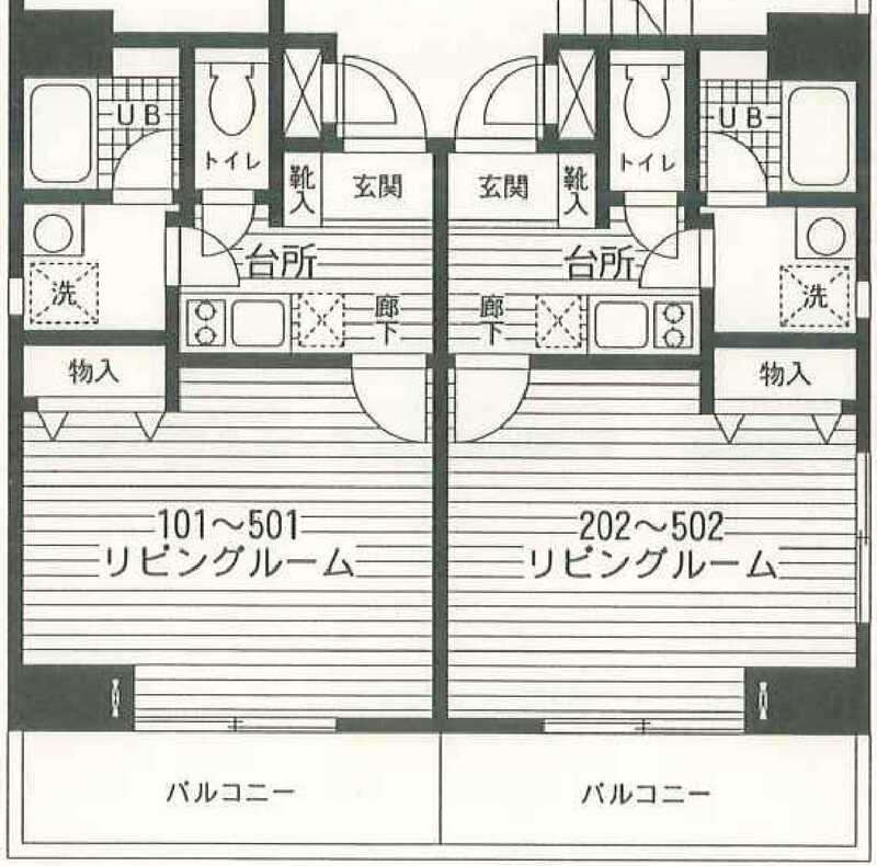 コンフォール深川の間取り