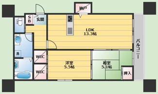 【間取り】 | Garden crest箕面船場