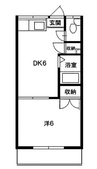 【間取り】 | コーポサンリバー