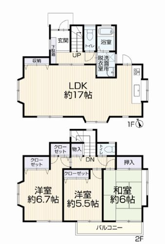 茅ヶ崎市今宿　中古戸建の間取り|茅ヶ崎市今宿　中古戸建