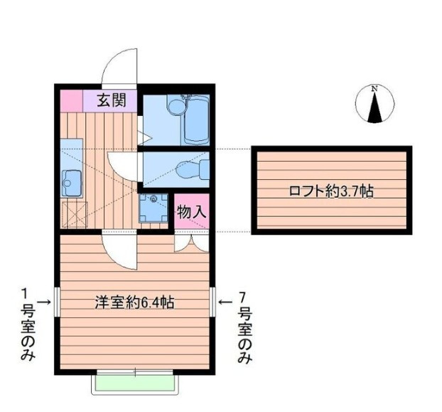 イー・シティⅡの間取り
