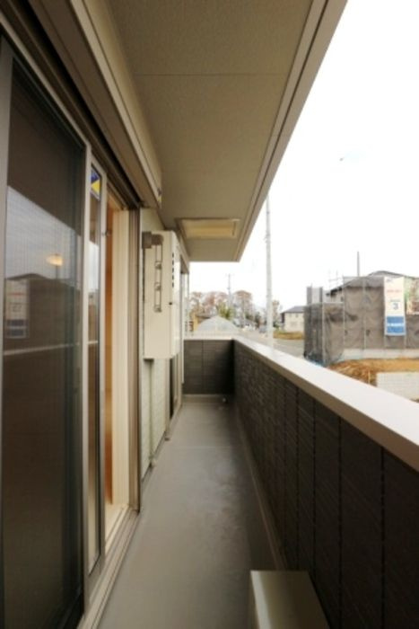 グレイス小山台のバルコニー