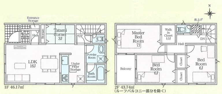◆東大阪市大蓮東　第6期　新築一戸建ての間取り