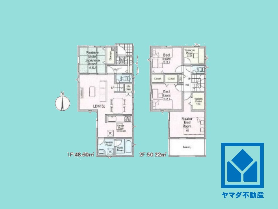 久世郡久御山町下津屋　第2の間取り|図面と現況が異なる場合は現況を優先いたします。