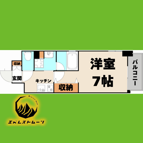ジュール亀島の間取り