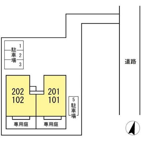 シャルマンコートの区画図