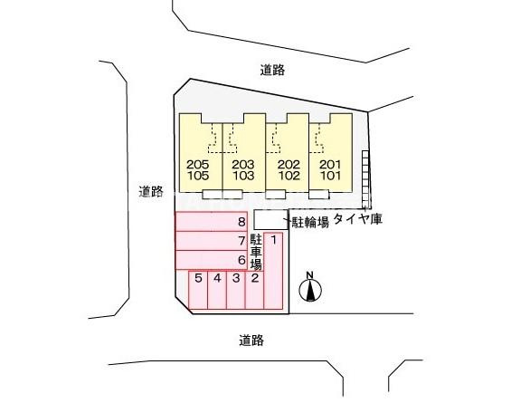 かさべるで石原の区画図