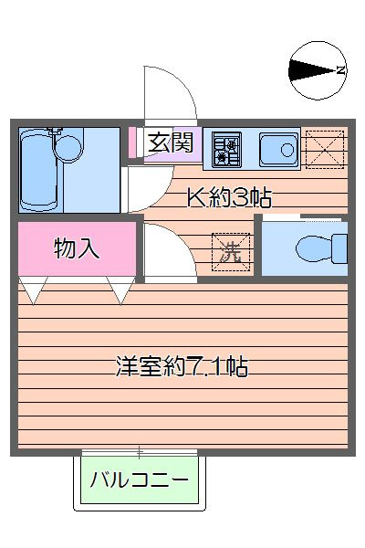 ソレーユ中央の間取り