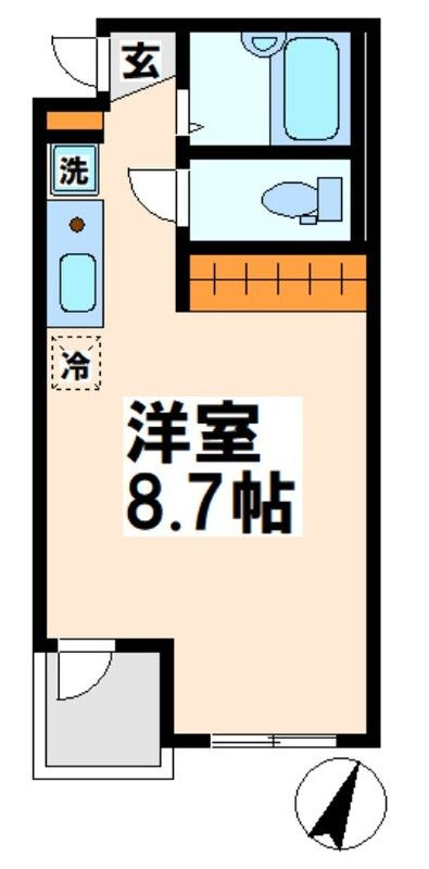 北千住大経レジデンスサクラ壱番館（旧サクラノテラス北千住Ⅰ）の間取り