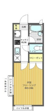 パレス東松本の間取り