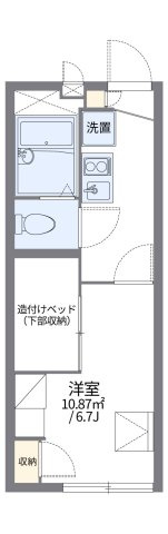 レオパレスイーストピアの間取り