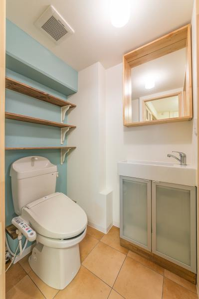 東建ニューハイツ九段のトイレ|ゆったりとした空間のトイレです