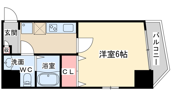 【間取り】 | ラグゼ十三東