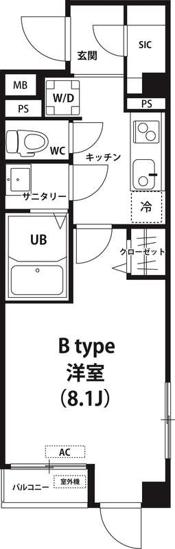 リブリ・NKYの間取り
