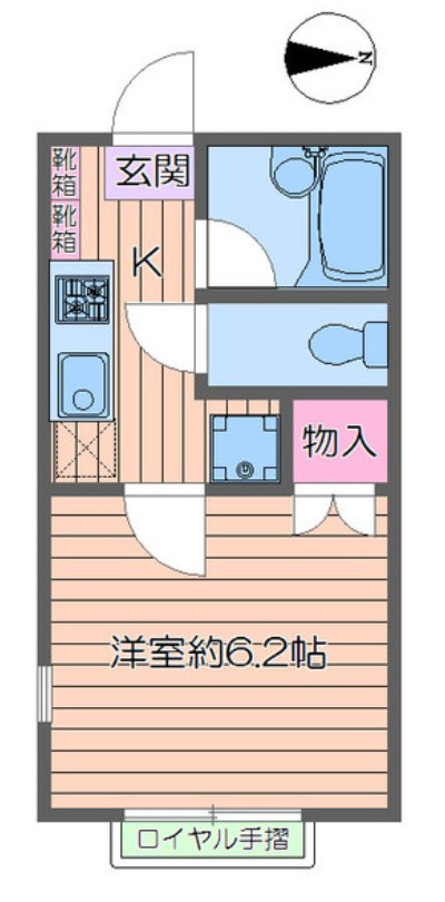 アプローズBの間取り